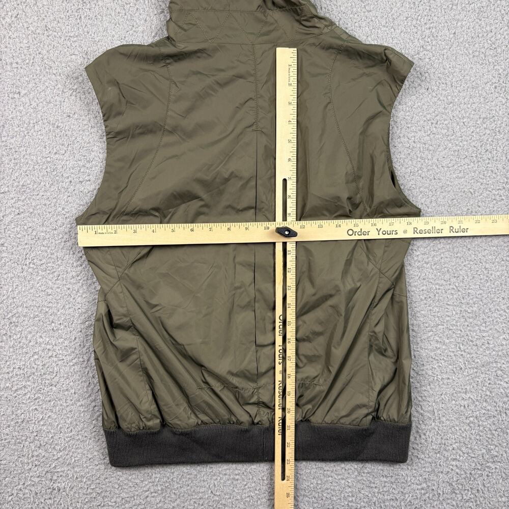 RLX Ralph Lauren Vest Womens Medium Green Full Zip Nylon Softshell Outerwear - Picture 9 of 15